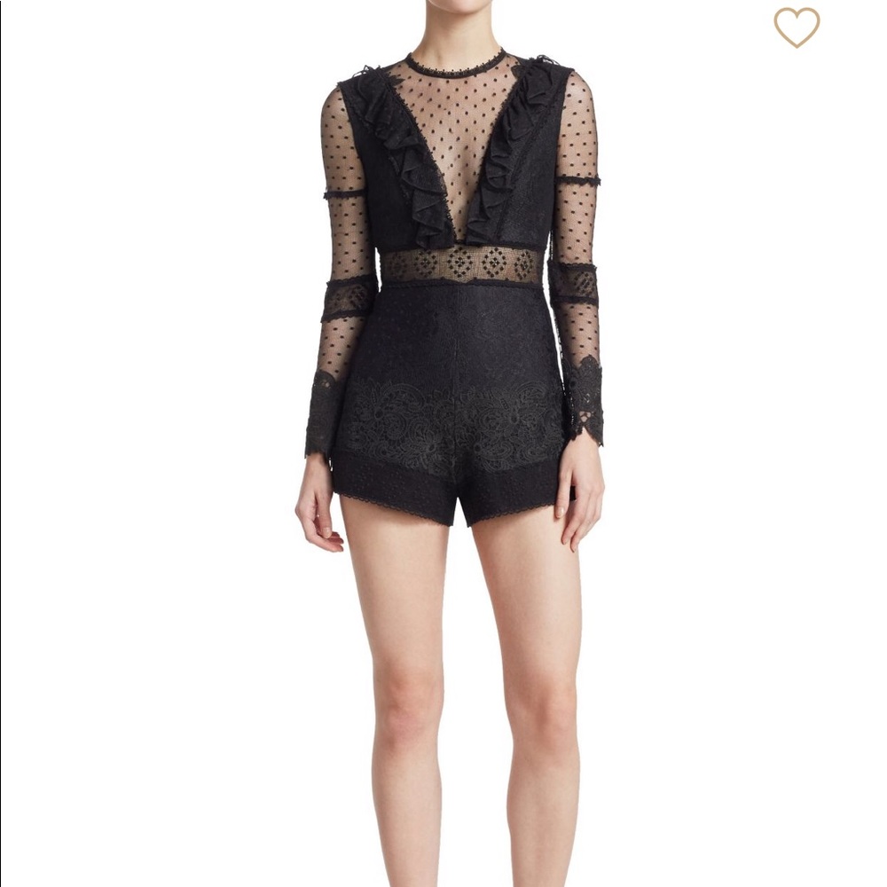 Alexis Luisa paneled romper